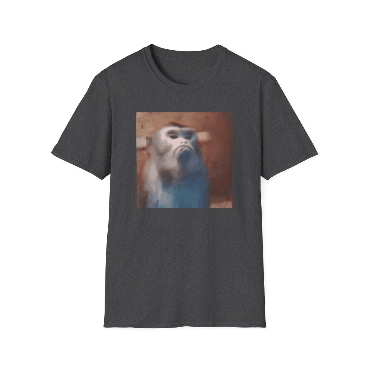 Funny Offended Monkey T-Shirt Viral Internet Meme Shirt Unisex Softstyle Gift