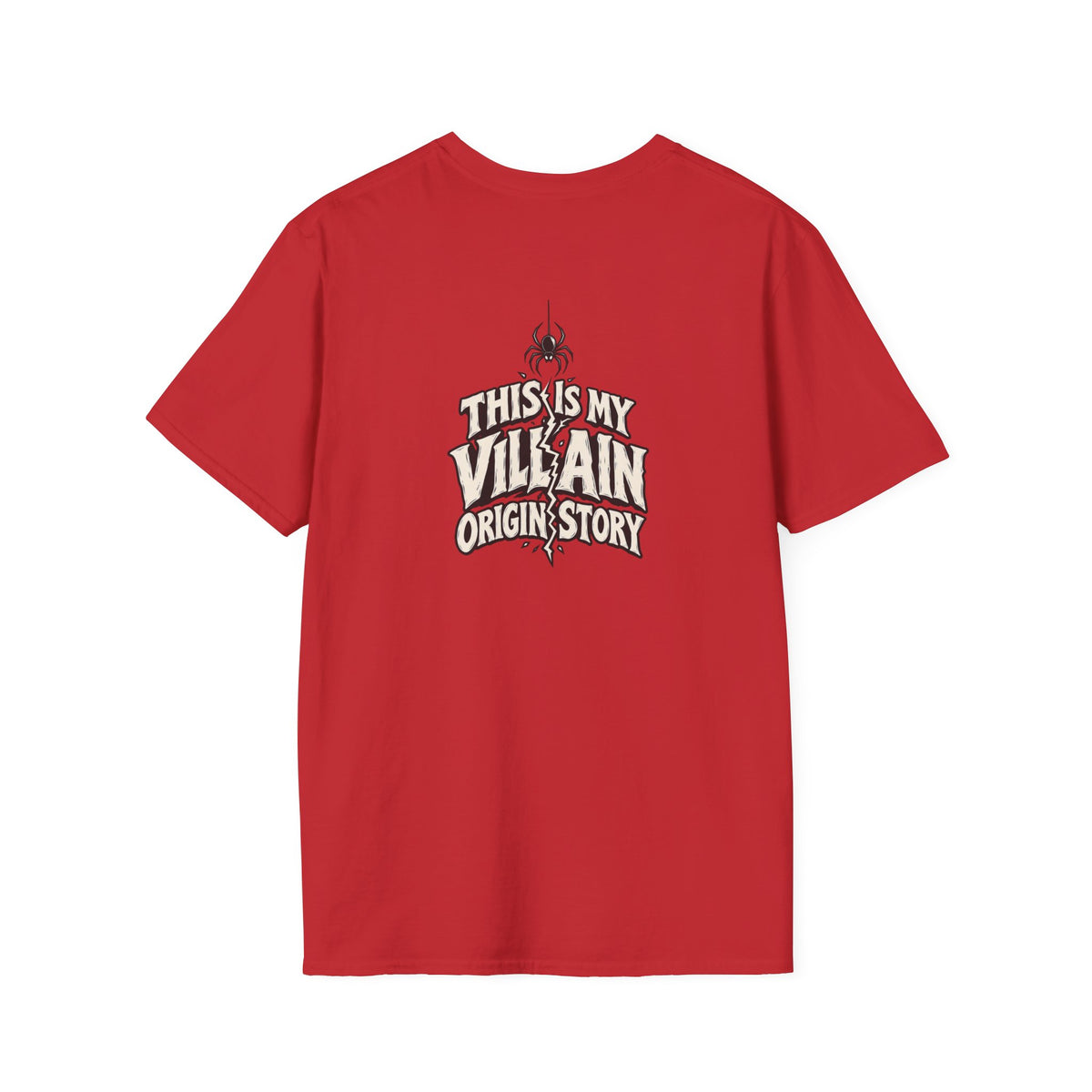 Dark Humor Halloween Shirt This Is My Villain Origin Story Funny Sarcastic Unisex Softstyle Tee Adult Halloween Gift