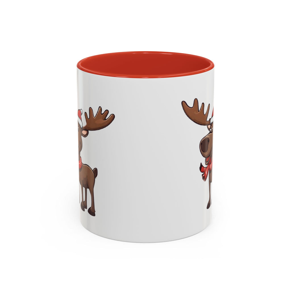 Christmas Mug Accent Funny Moose Mug Coffee Mug Cute Unique Gift Cup Travel Mug