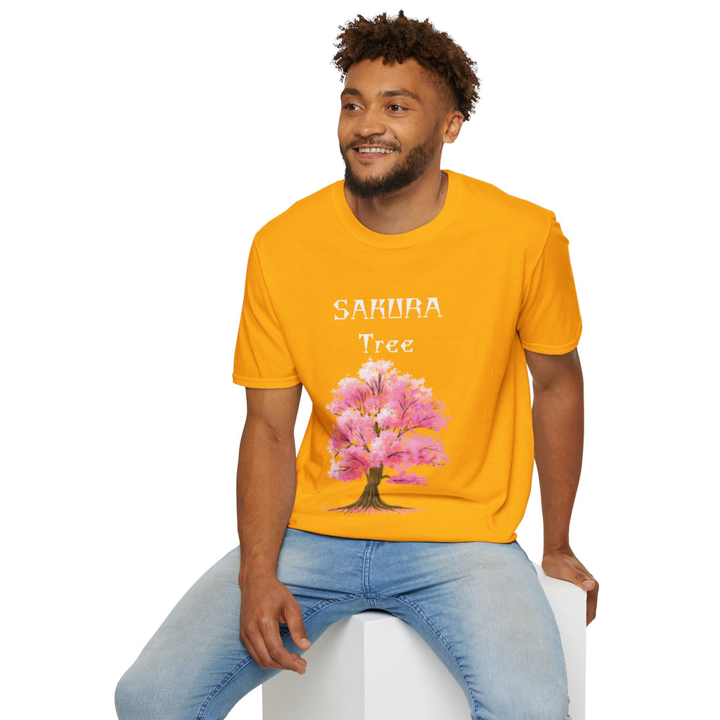 Sakura T-Shirt Japanese Art Shirt Unisex Softstyle Cherry Blossom Flower T-shirt