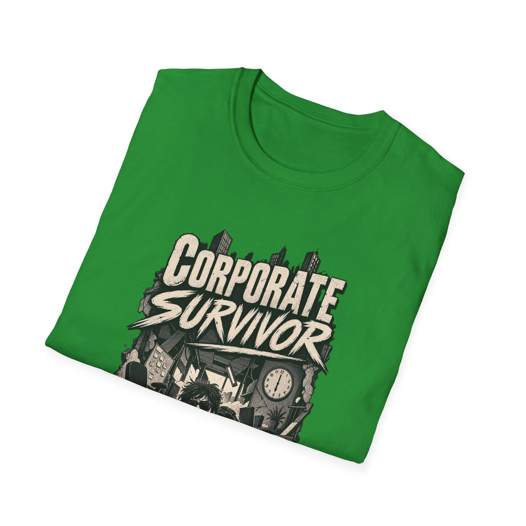 Funny Dark Humor Tshirt — Funny Office Tshirt Dark Humor Graphic Tee Unique Coworker Gift CORPORATE SURVIVOR Shirt
