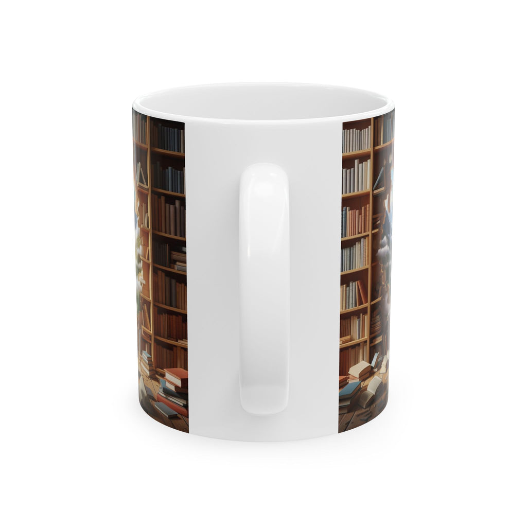 Creative 3D Library Bookshelf Mug Ceramic Mug Book Lovers Coffee Mug Gifts Funny