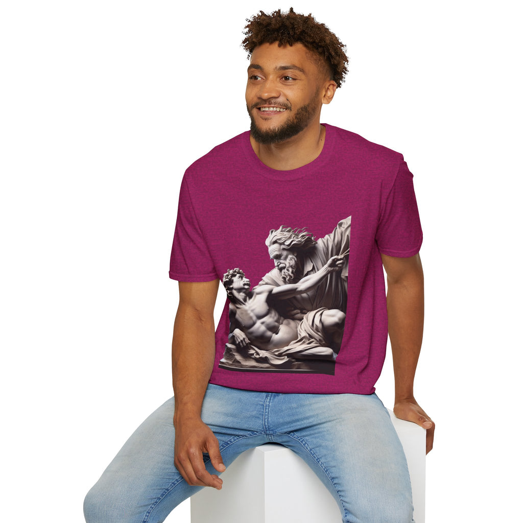 Funny Albert Einstein Unisex Softstyle T-Shirt Unique Gift Cotton T-shirt Art