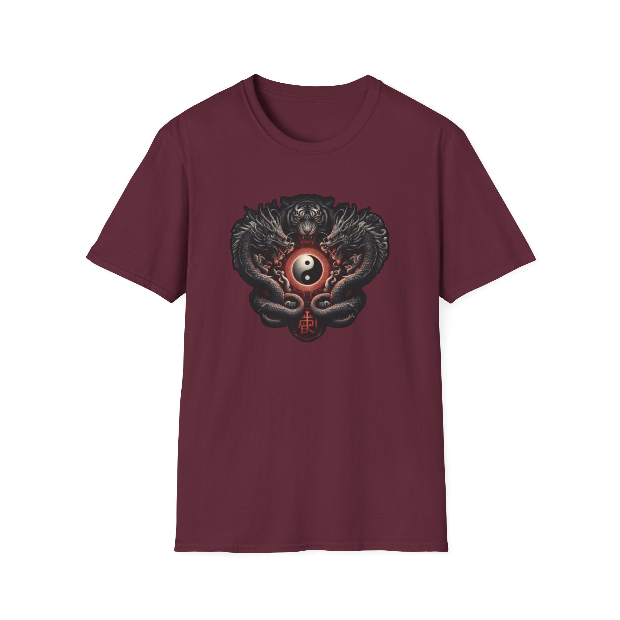 Dragon T-shirt Men Women Graphic Tee Clothing Apparel Chinese Dagon Symbol Gift