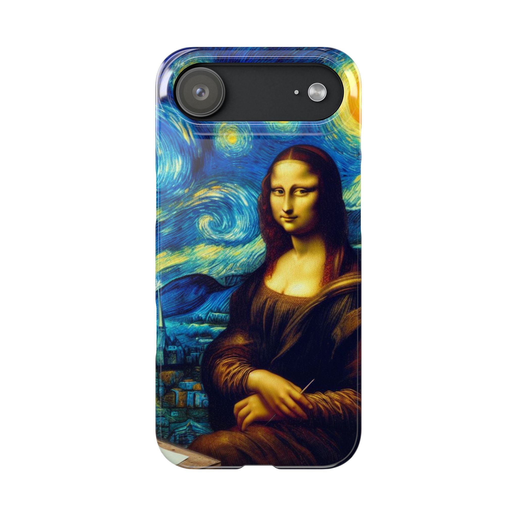 Funny Mona Lisa Phone Cases Van Gogh Starry Night Case Unique Gift iPhone 17 New