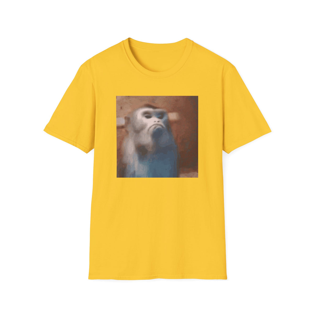 Funny Offended Monkey T-Shirt Viral Internet Meme Shirt Unisex Softstyle Gift
