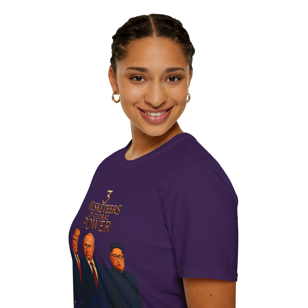 Funny Donald Trump Kim Putin T-Shirt Unique Unisex Softstyle Gift Men Woman Tee