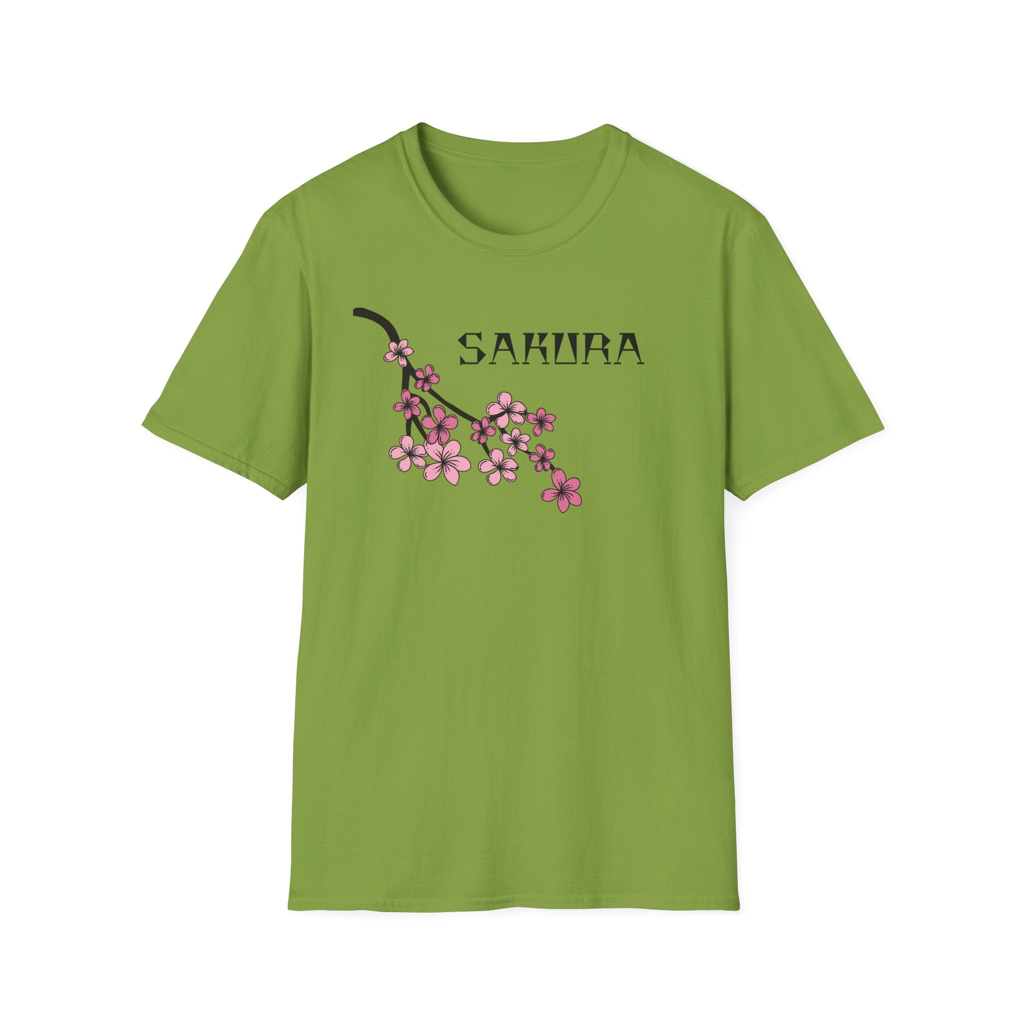 Sakura T-Shirt Japanese Art Shirt Unisex Softstyle Cherry Blossom Flower T-shirt
