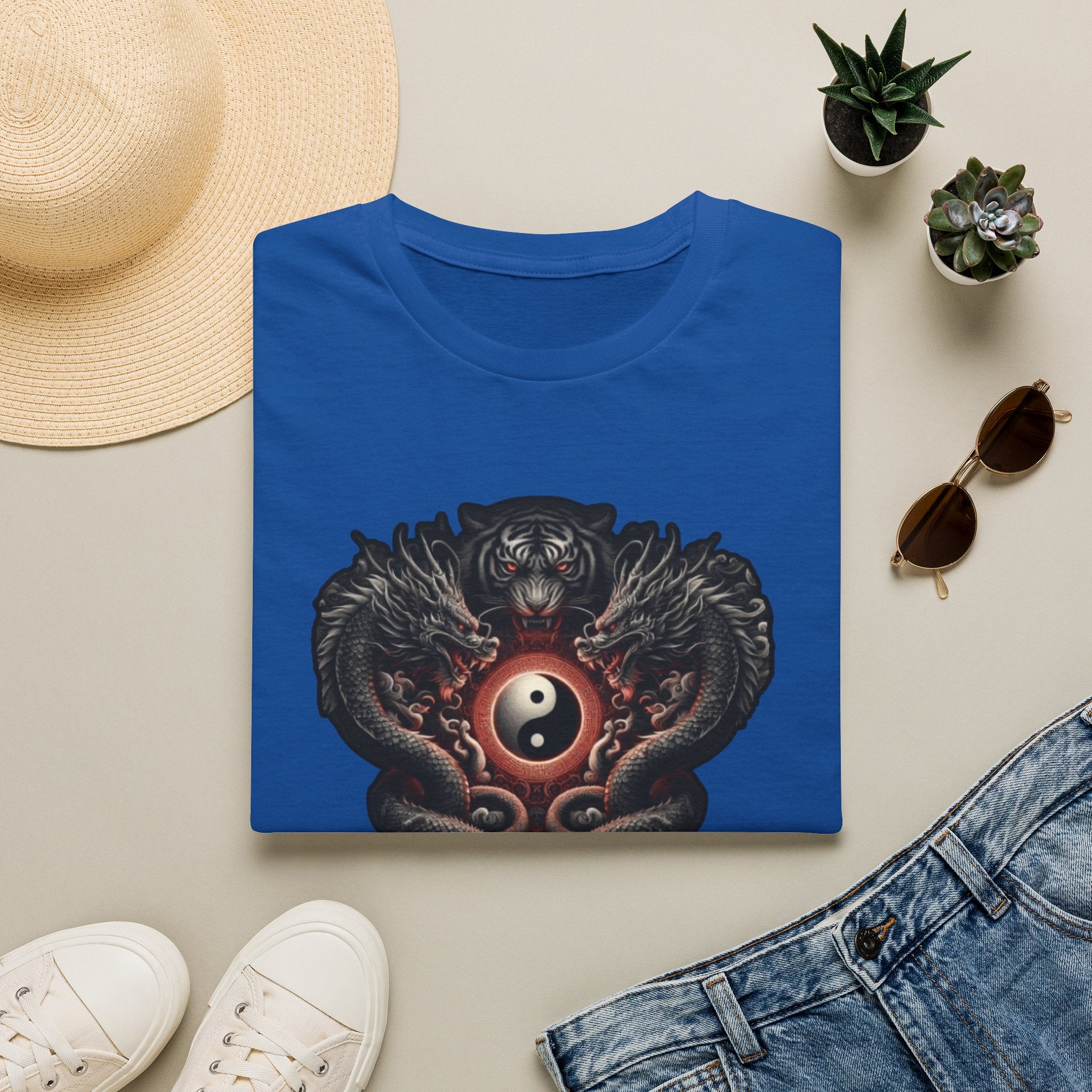 Dragon T-shirt Men Women Graphic Tee Clothing Apparel Chinese Dagon Symbol Gift
