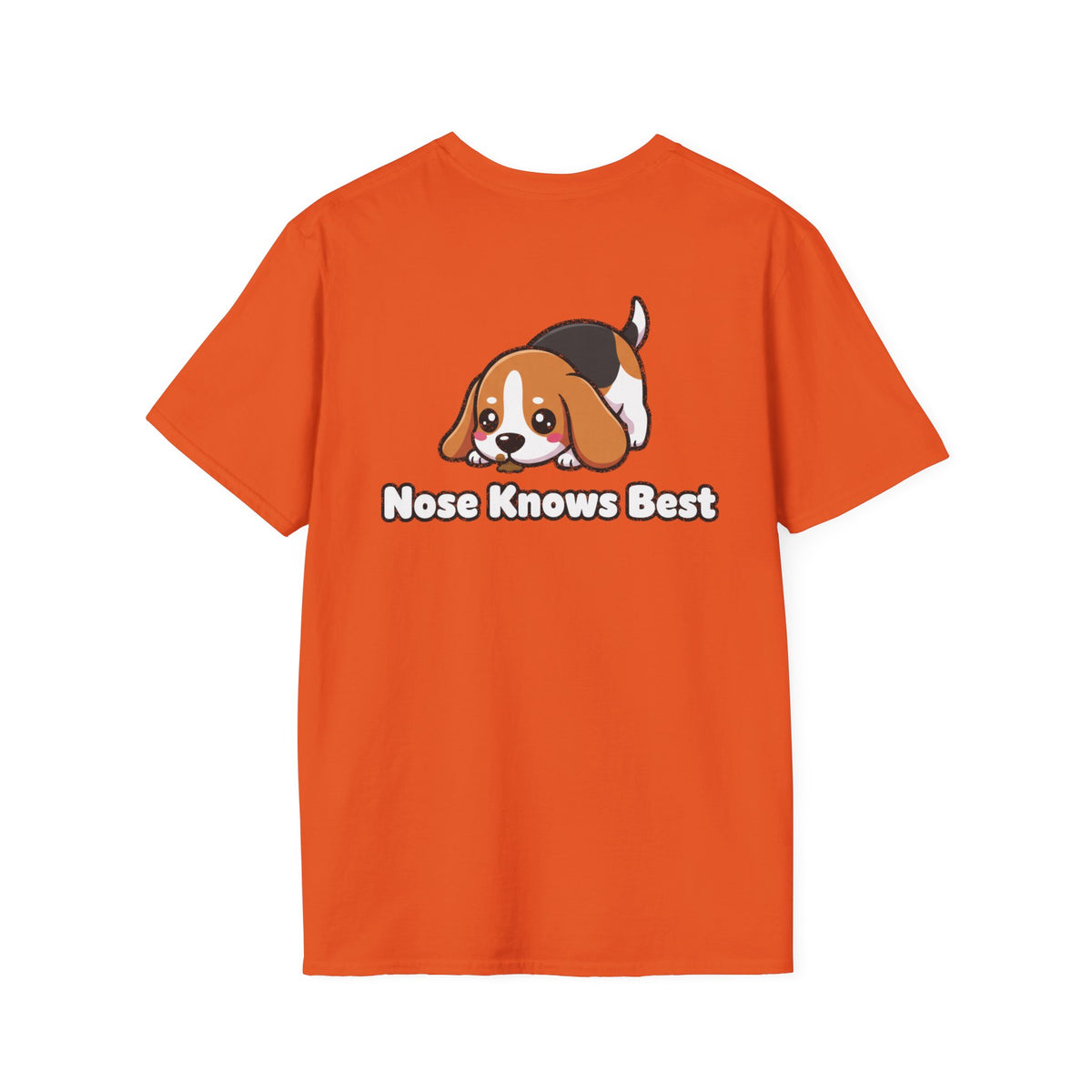 Cute Beagle Shirt Nose Knows Best Funny Dog Lover Unisex Softstyle Tee Gift