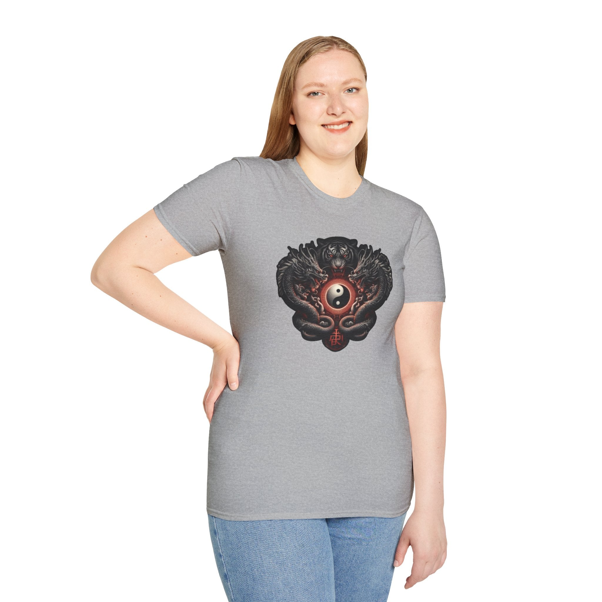 Dragon T-shirt Men Women Graphic Tee Clothing Apparel Chinese Dagon Symbol Gift