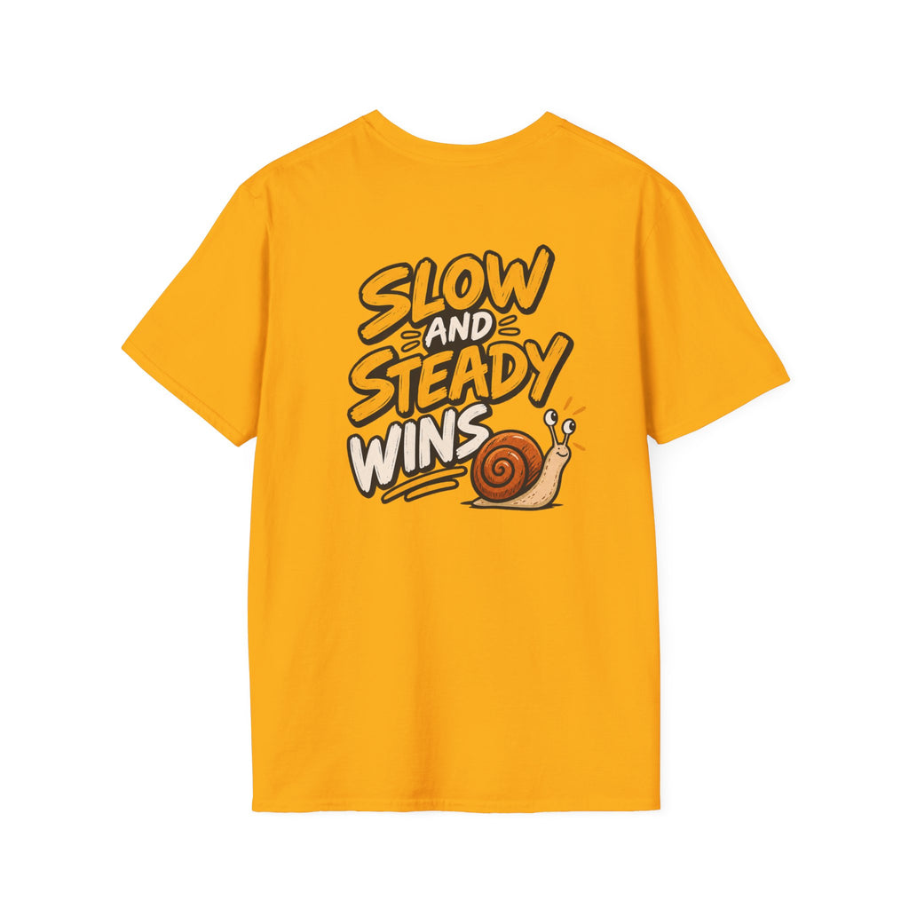 Funny Dark Humor Shirt Slow and Steady wins Funny Office Tee Unique Gift