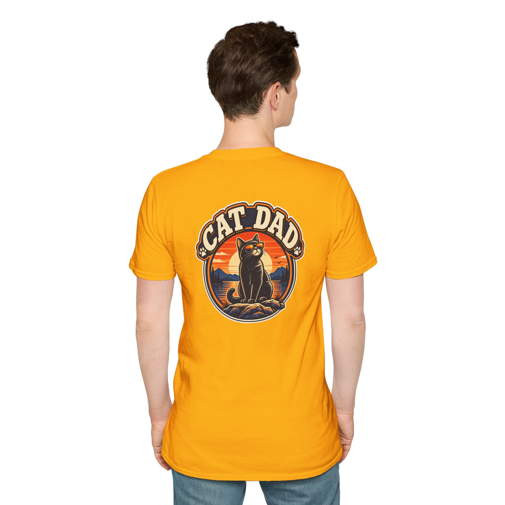 Cat Dad Shirt Pet Lover Tshirt Funny Cat Lover Graphic Tee Dark Humor Tee Unique Gift Funny Tshirt