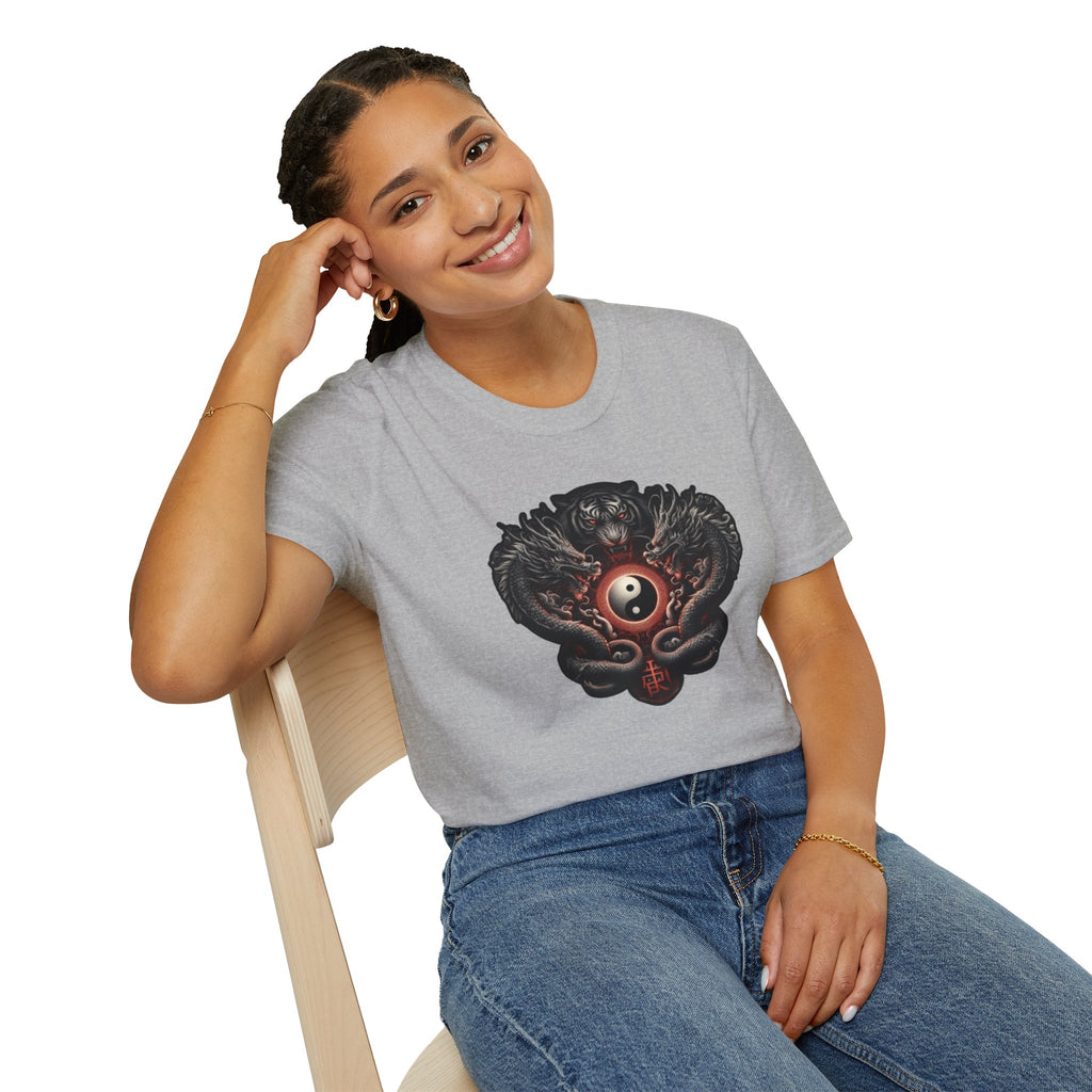 Dragon T-shirt Men Women Graphic Tee Clothing Apparel Chinese Dagon Symbol Gift