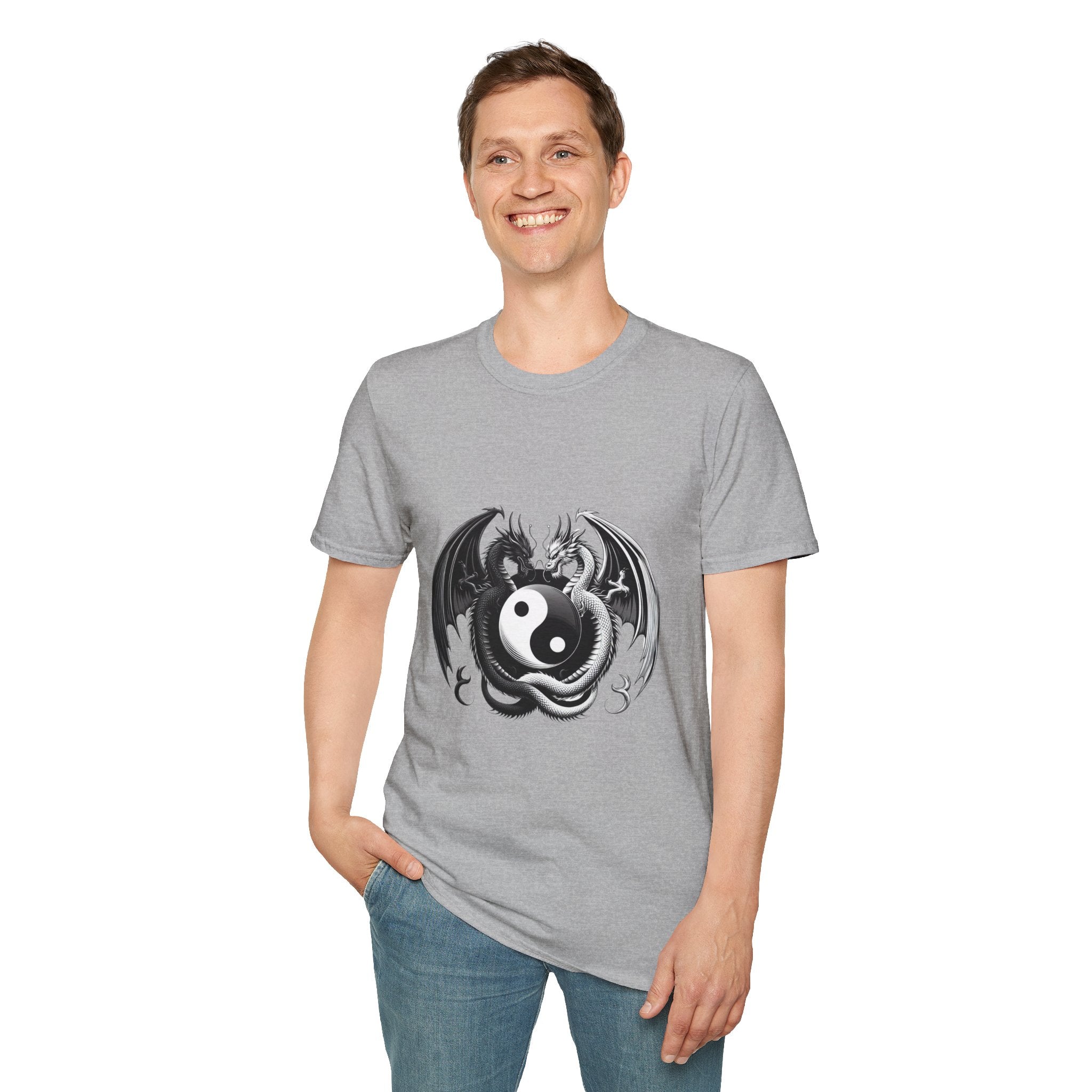 Dragon T-shirt Men Women Graphic Tee Clothing Apparel Chinese Dagon Symbol Gift