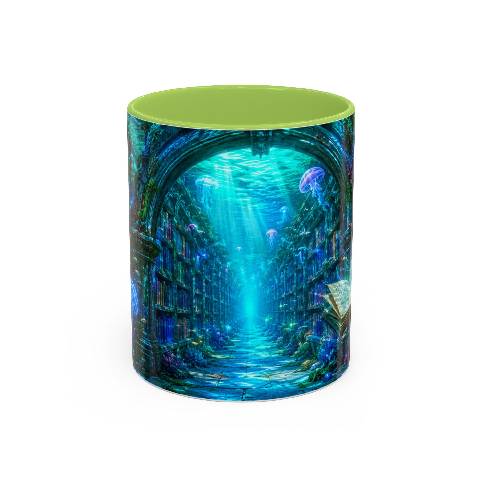 3D Library Bookshelf Mug Ceramic Book Lovers Coffee Mug Gifts Funny Accent Cup