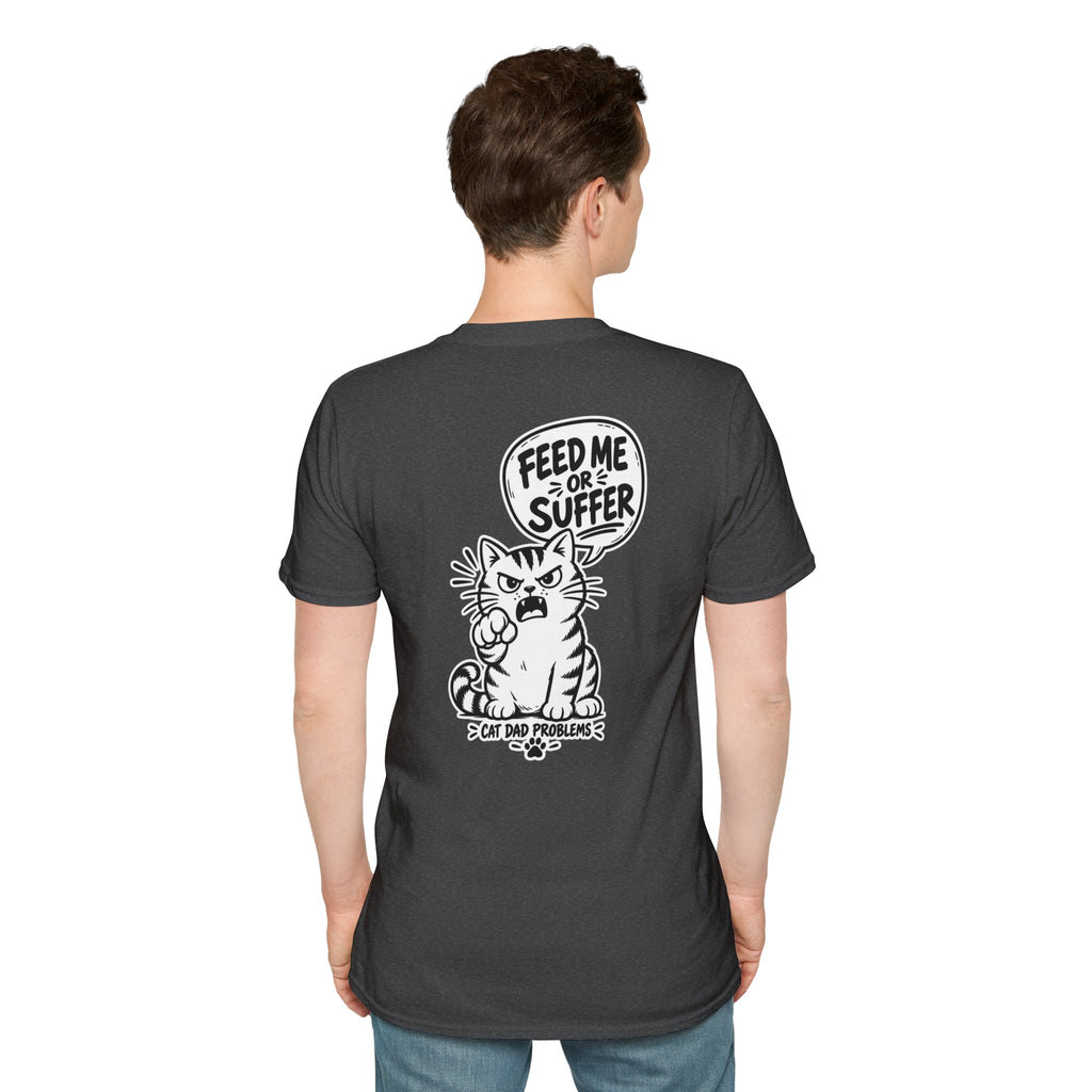 Cat Dad Shirt Pet Lover Tshirt Funny Cat Lover Graphic Tee Dark Humor Tee Unique Gift Funny Tshirt