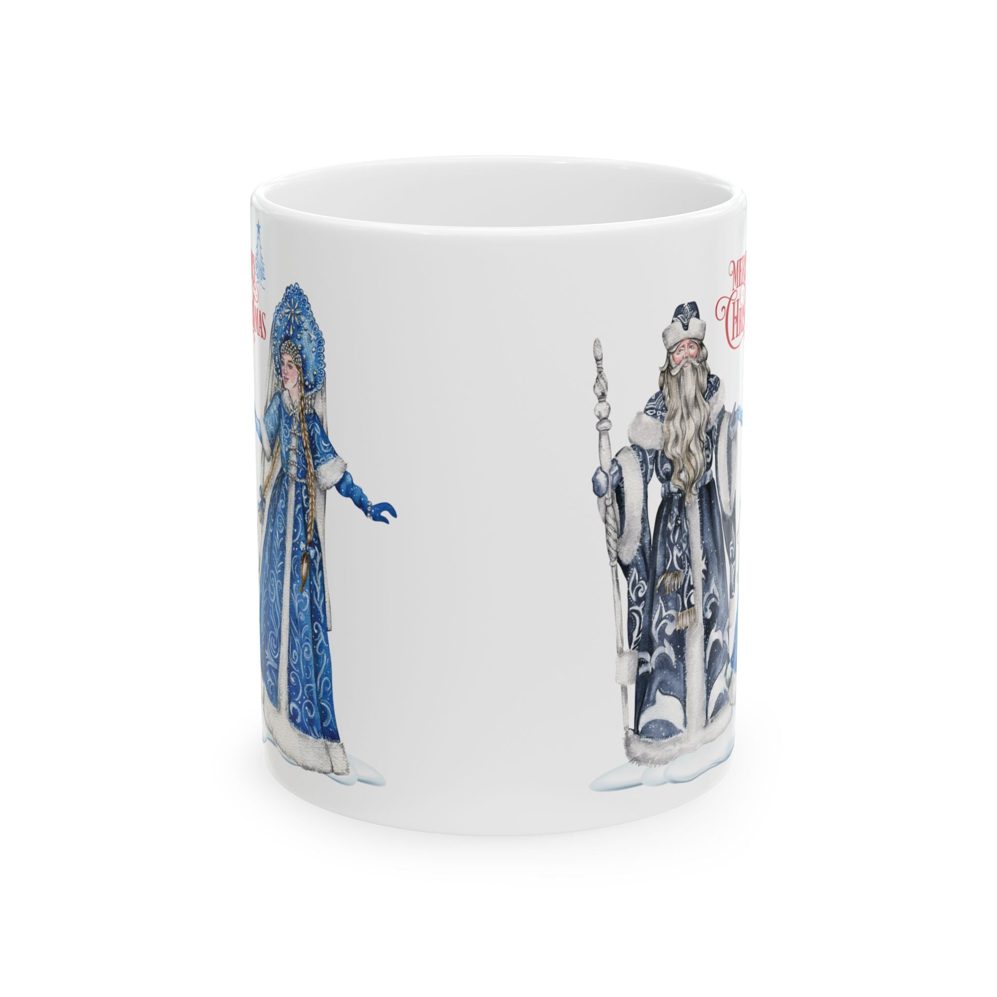 Christmas Mug Funny Santa Claus Mug SnowMaiden Russian Cute Coffee Cup Gift 2027 Best Gift for New Year 11oz