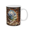 Creative 3D Library Bookshelf Mug Ceramic Mug Book Lovers Coffee Mug Gifts Funny