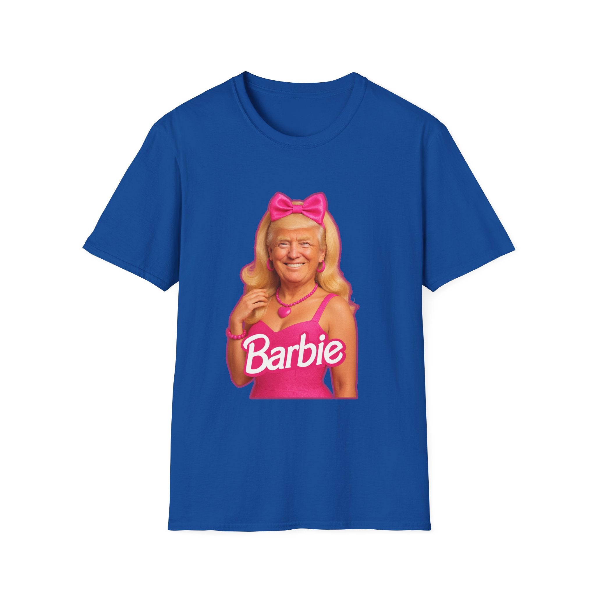 Funny Unique Donald Trump Barbie Unisex T-Shirt Best Gag Gift Cotton Print Soft
