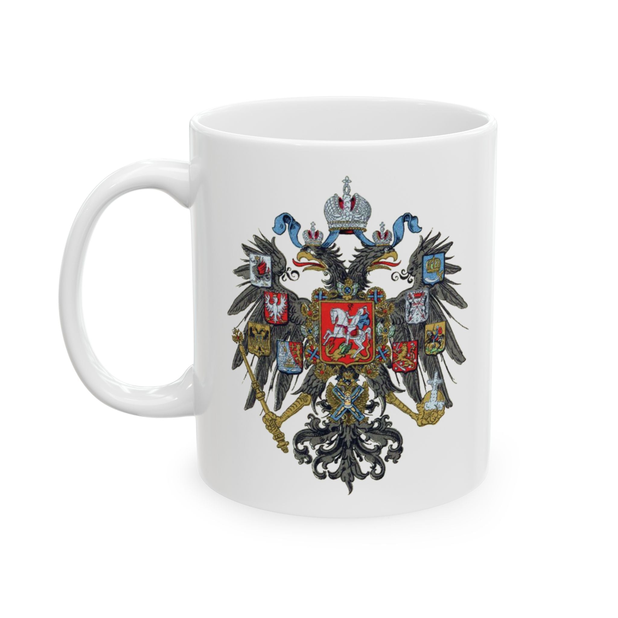 Russian Empire Symbol Mug Gift History Lovers Tea Coffee Cup Ceramic Mug Eagle 11oz Best Gift