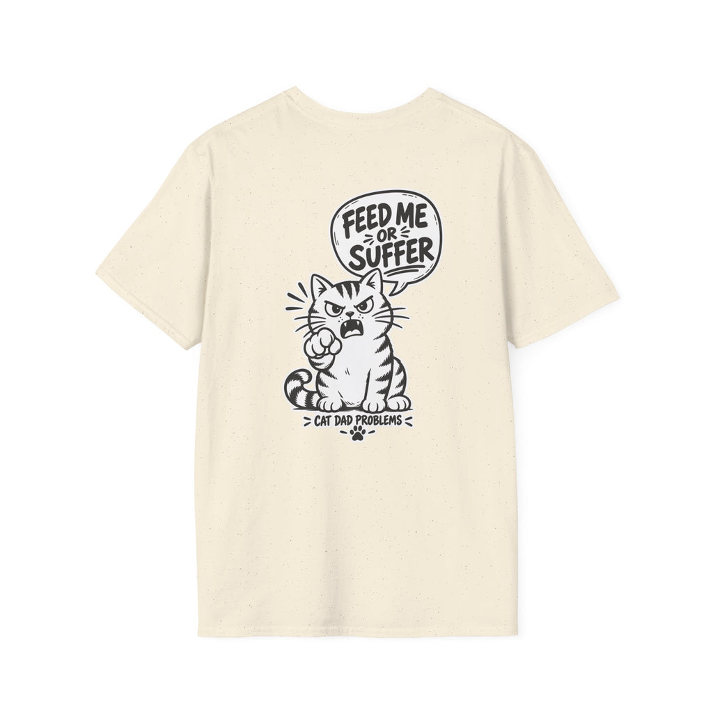 Cat Dad Shirt Pet Lover Tshirt Funny Cat Lover Graphic Tee Dark Humor Tee Unique Gift Funny Tshirt