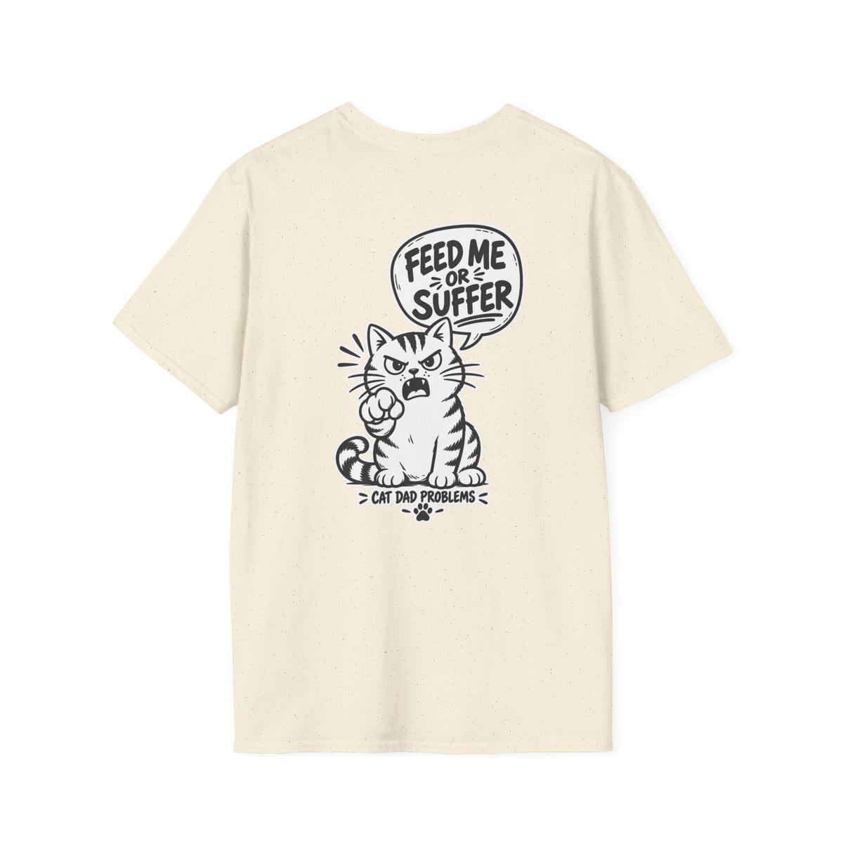 Cat Dad Shirt Pet Lover Tshirt Funny Cat Lover Graphic Tee Dark Humor Tee Unique Gift Funny Tshirt