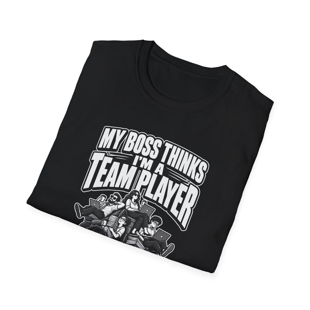 Funny Dark Humor Tshirt — Funny Office Tshirt Dark Humor Graphic Tee Unique Coworker Gift TEAM PLAYER Shirt