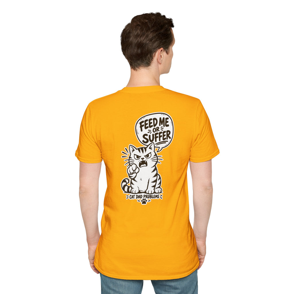 Cat Dad Shirt Pet Lover Tshirt Funny Cat Lover Graphic Tee Dark Humor Tee Unique Gift Funny Tshirt