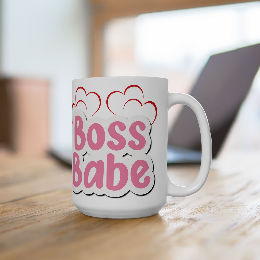 Boss Babe Funny Mug Best Boss Ever Gift for Friends Manager Leader Coffee 15oz