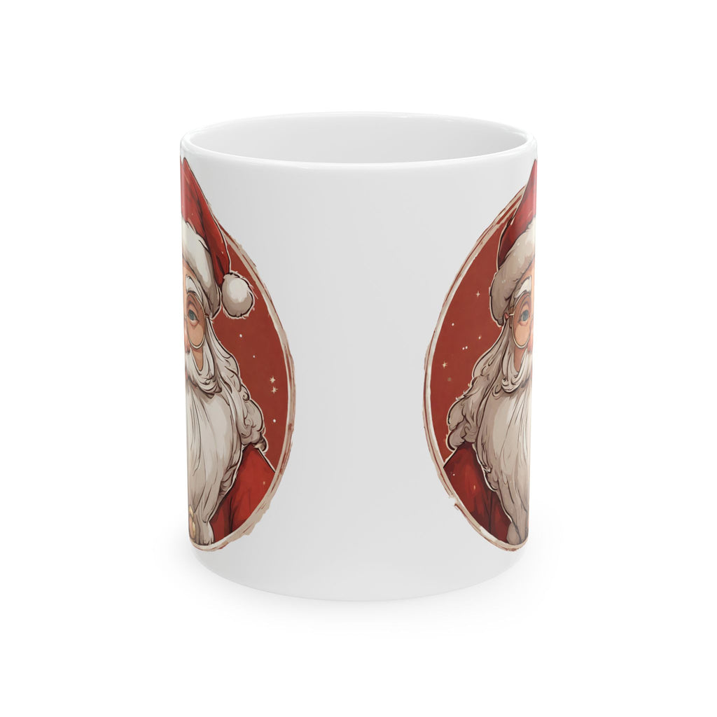 Christmas Mug Funny Santa Claus Mug Unique Cute Mug Tea Coffee Cup Kids Gift 11z