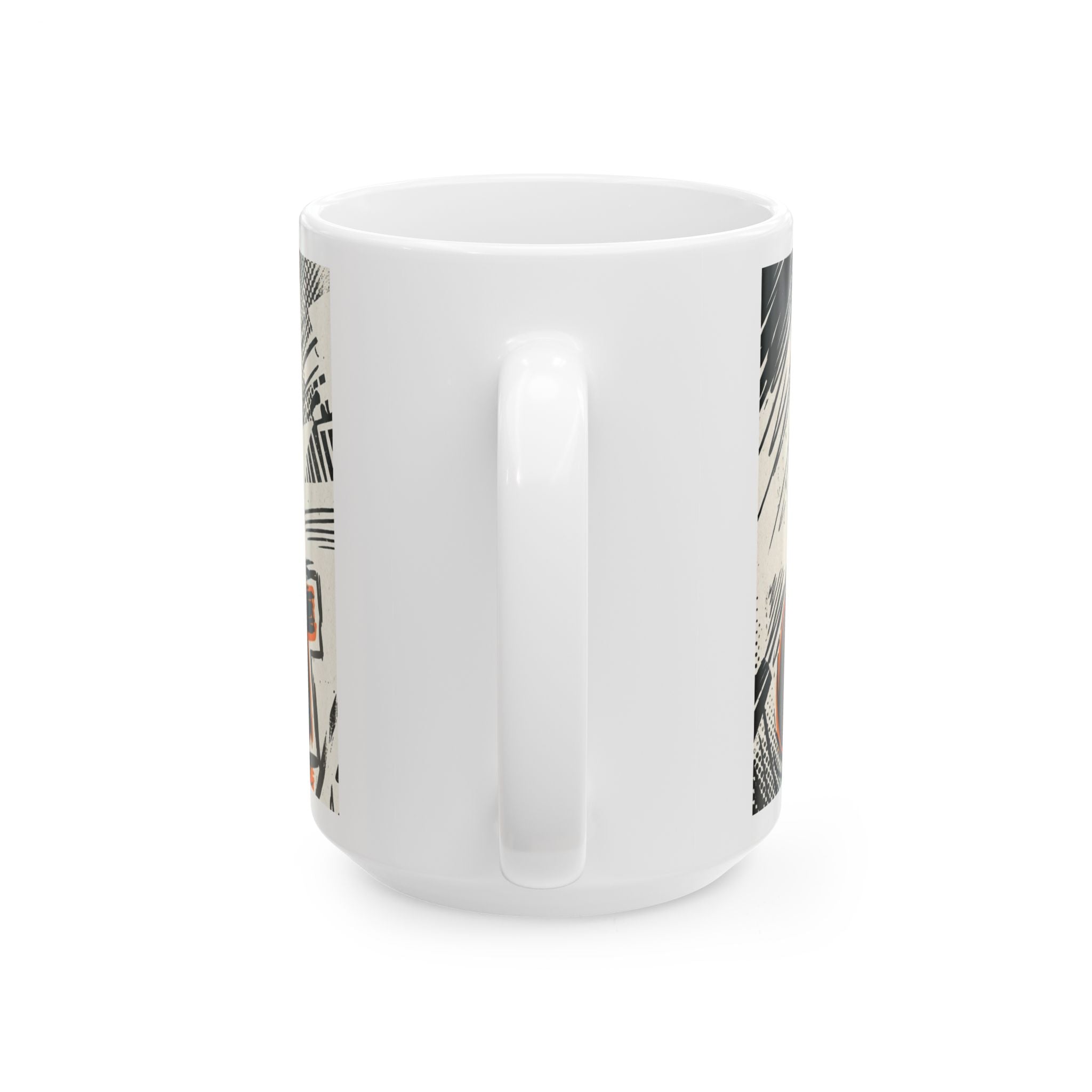 Cat Mom Coffee Mug Minimalist Line Art Cat Lover Gift Funny Ceramic Cup Tea Cup 11oz 15oz Best Gift for Mothers Animal Lovers