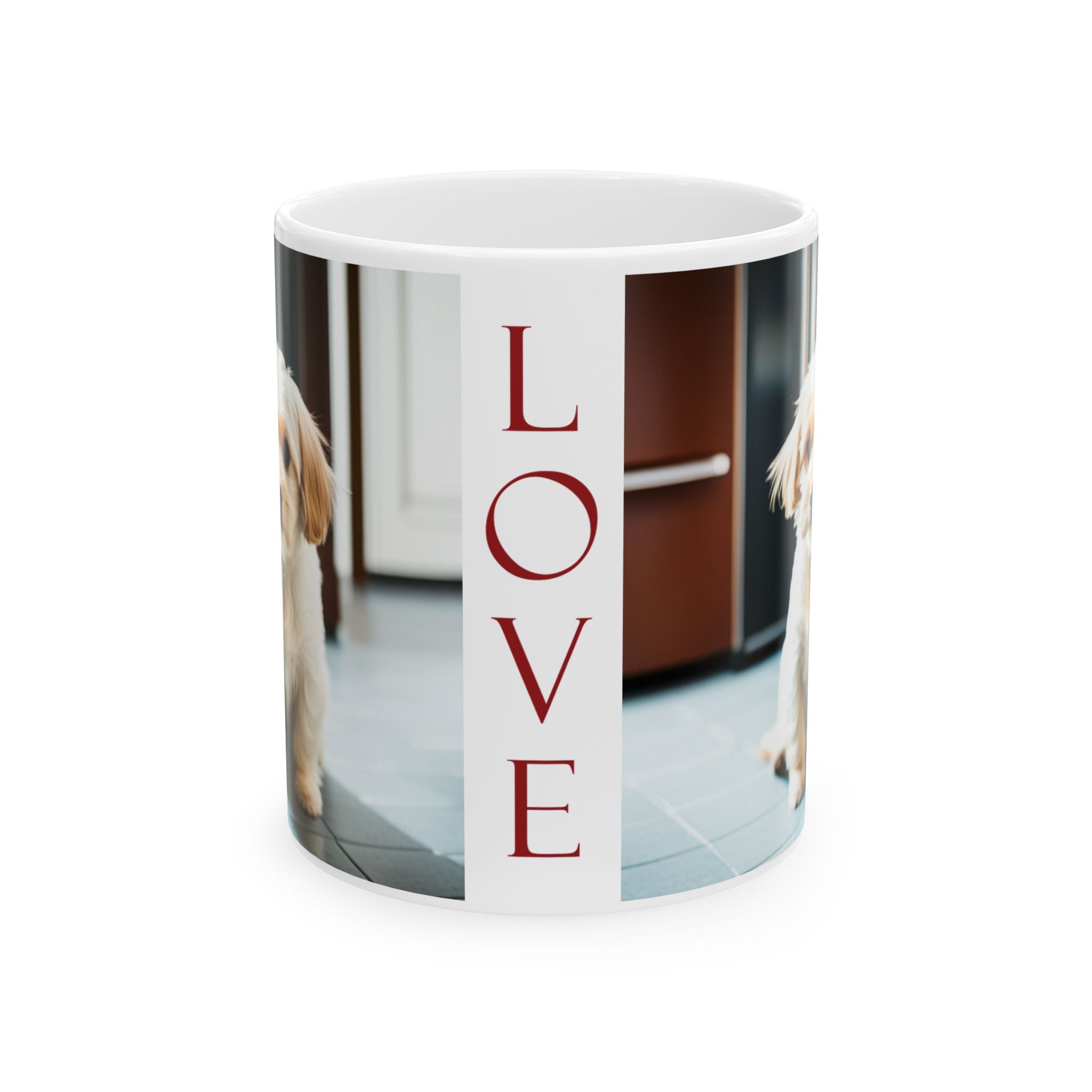 Cute Dog Doggie Sitting Best Gift Anniversary Birthday Love Coffee Mug New 11oz
