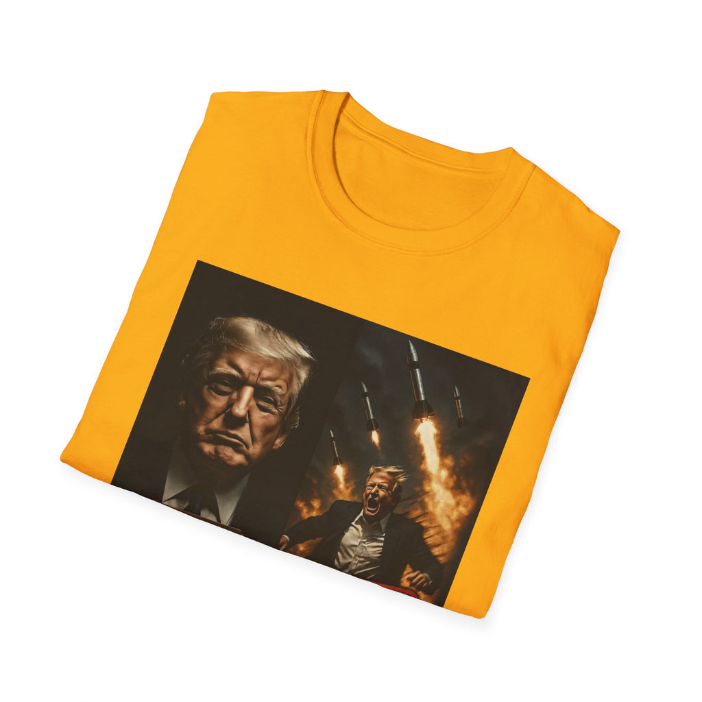 Funny Trump-Epstein T-Shirt Conspiracy Theory Unique Unisex Softstyle Tshirt