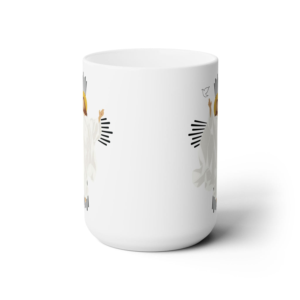 Jesus Cross Christianity Coffee Tea Mug Gift Home Anniversary Wedding Love 15oz