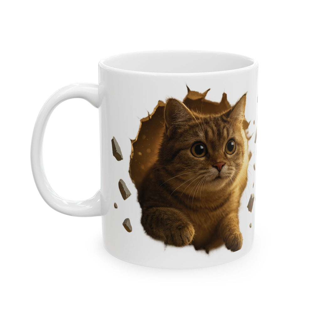 3D Cute Cat Mug Coffee Cup Ceramic Mug Tea 11oz Unique Gift Kids Cat Lovers Cats