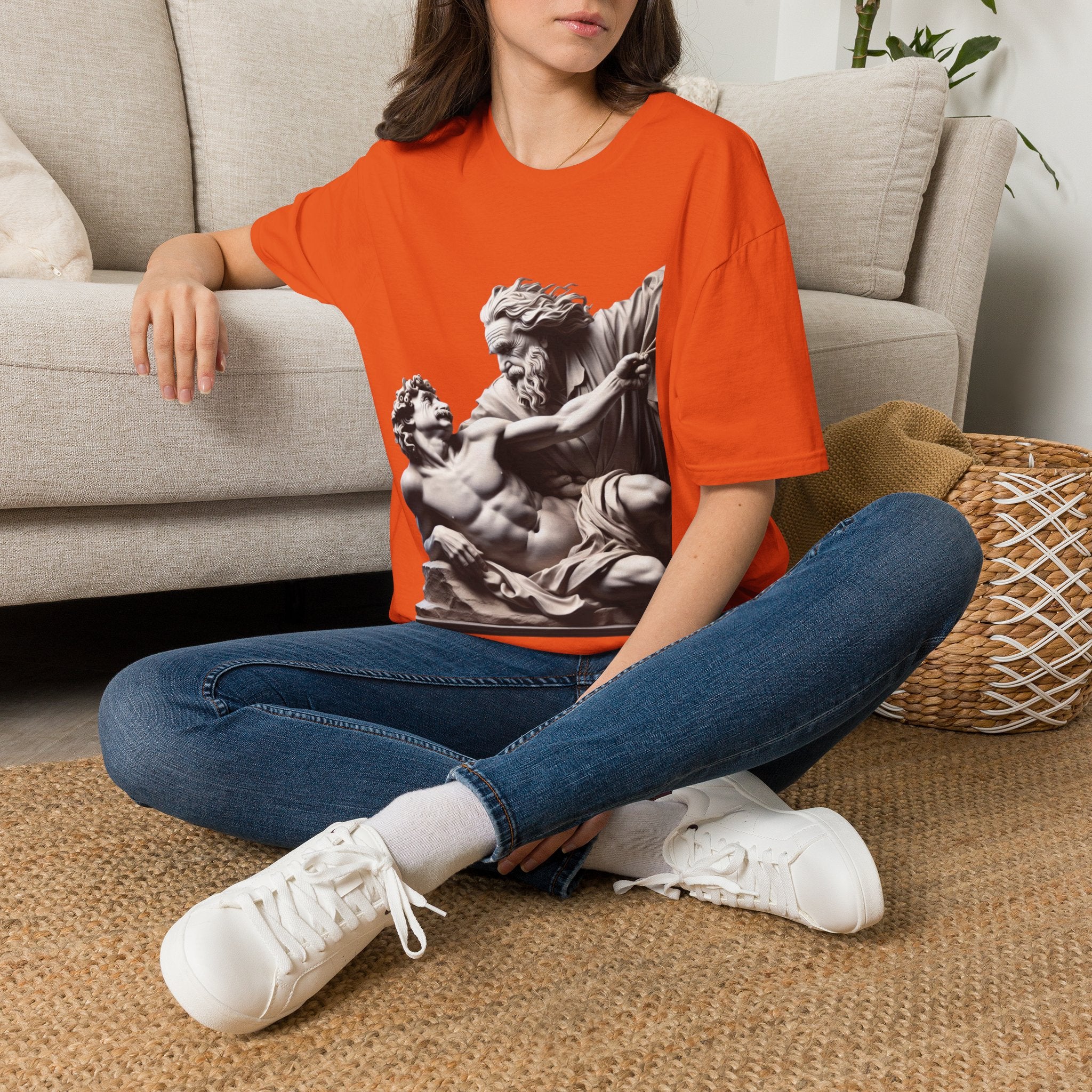 Funny Albert Einstein Unisex Softstyle T-Shirt Unique Gift Cotton T-shirt Art
