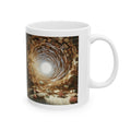3D Ancient Library Bookshelf Mug Unique Ceramic Mug Coffee Cup Funny Gift Love 11oz