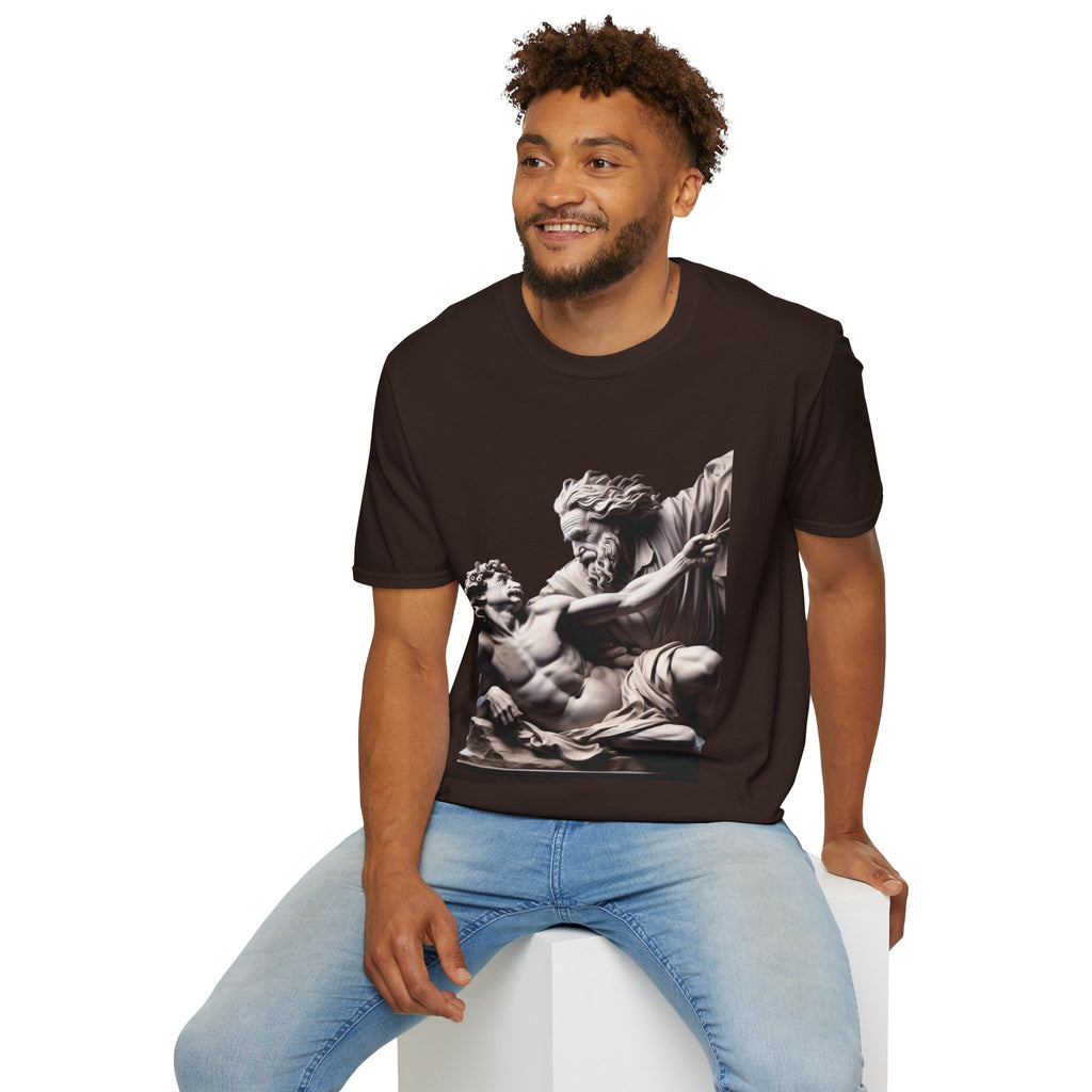 Funny Albert Einstein Unisex Softstyle T-Shirt Unique Gift Cotton T-shirt Art
