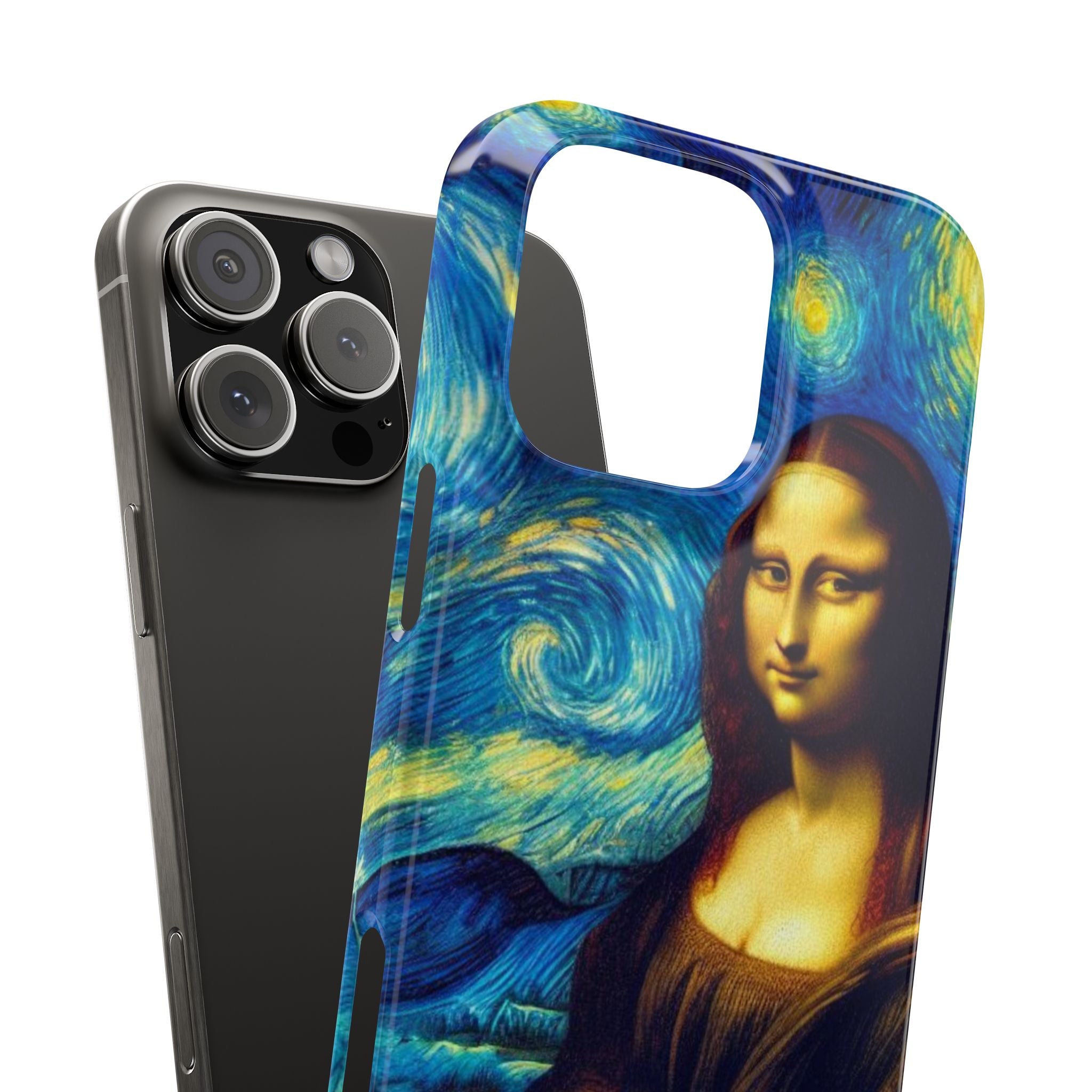 Funny Mona Lisa Phone Cases Van Gogh Starry Night Case Unique Gift iPhone 17 New