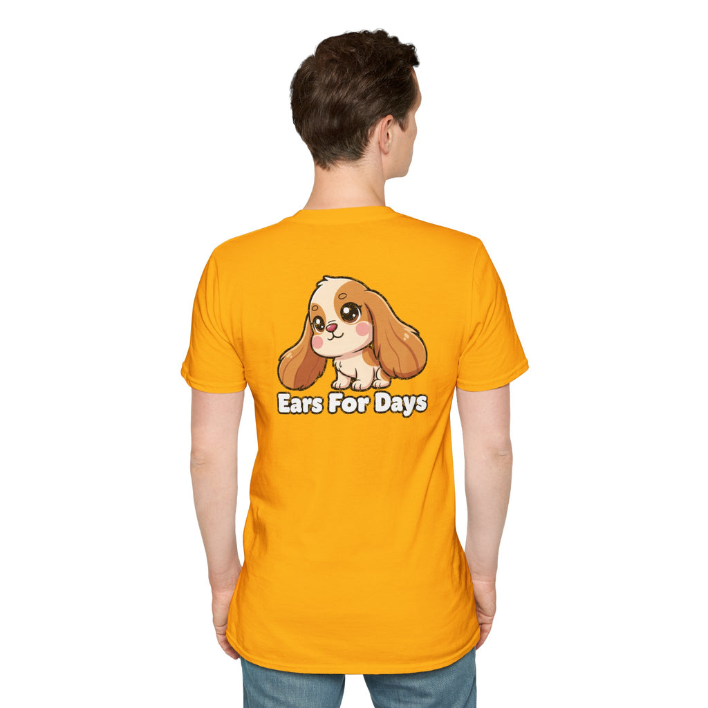 Cute Cocker Spaniel Shirt Ears For Days Funny Dog Lover Unisex Softstyle Tee Gift