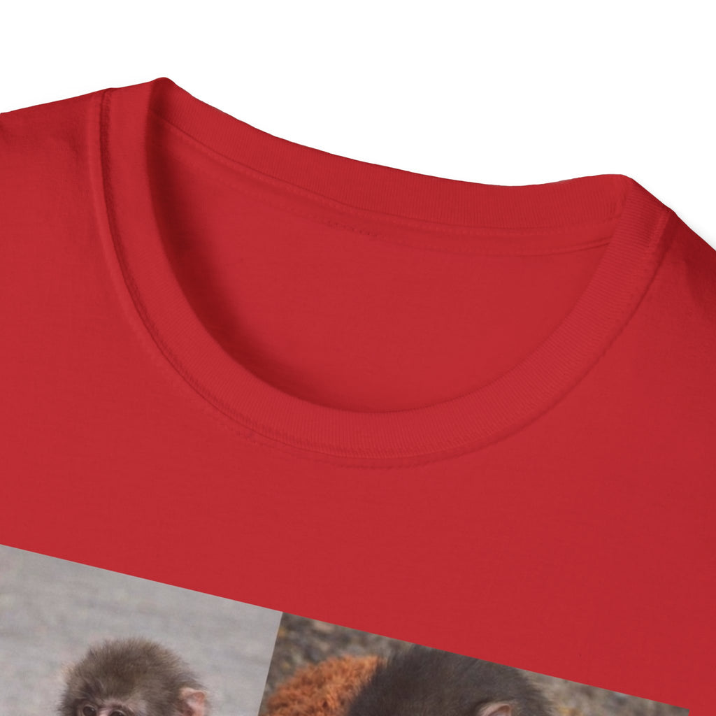 Funny Punch Monkey Viral Animal Tshirt Cute Trendy Unisex Softstyle T-Shirt Gift