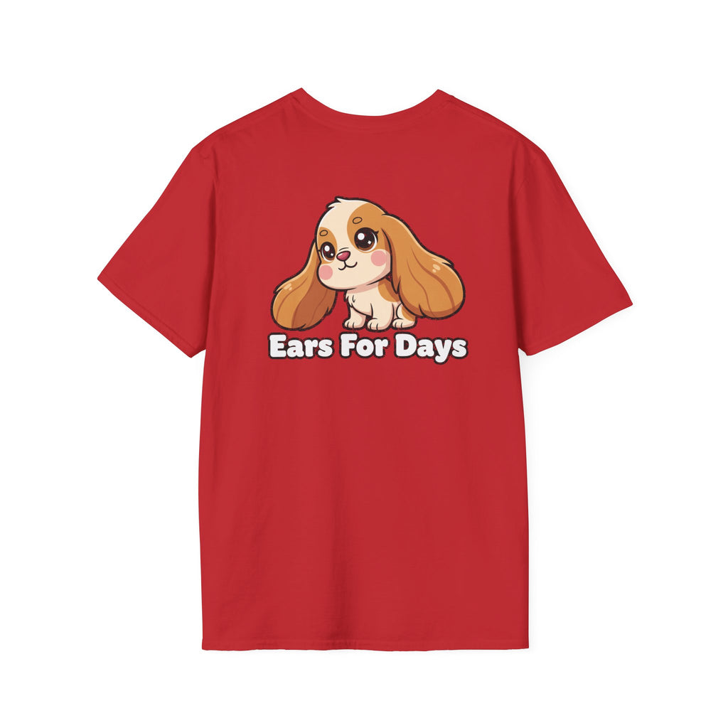 Cute Cocker Spaniel Shirt Ears For Days Funny Dog Lover Unisex Softstyle Tee Gift