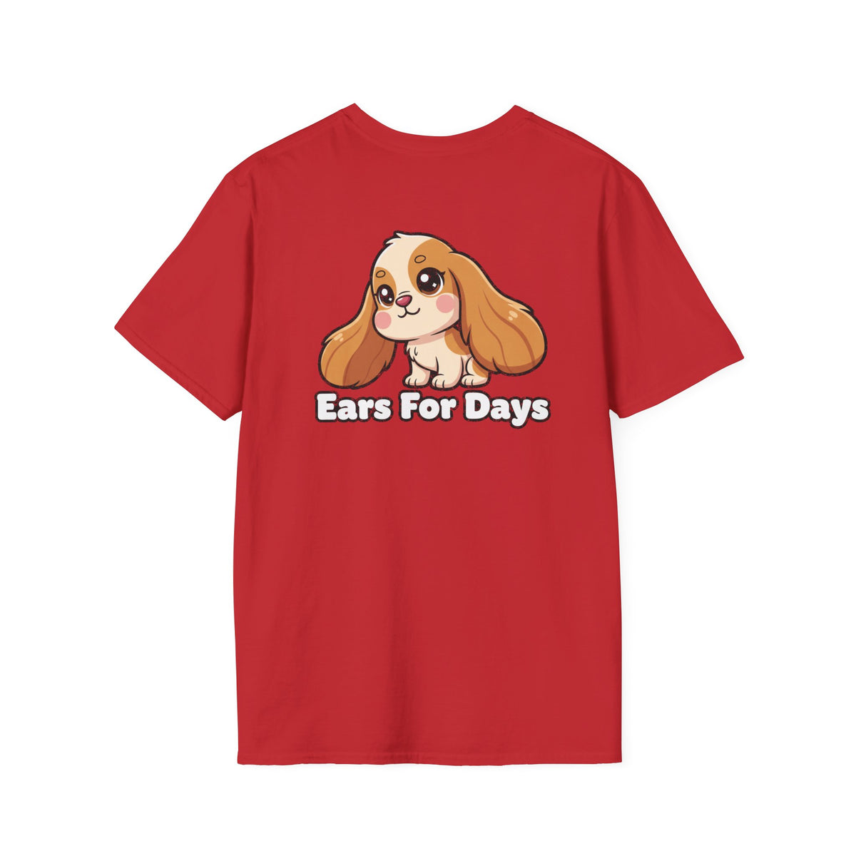 Cute Cocker Spaniel Shirt Ears For Days Funny Dog Lover Unisex Softstyle Tee Gift