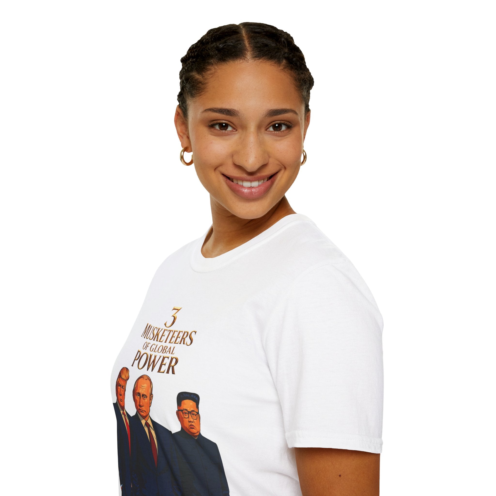 Funny Donald Trump Kim Putin T-Shirt Unique Unisex Softstyle Gift Men Woman Tee