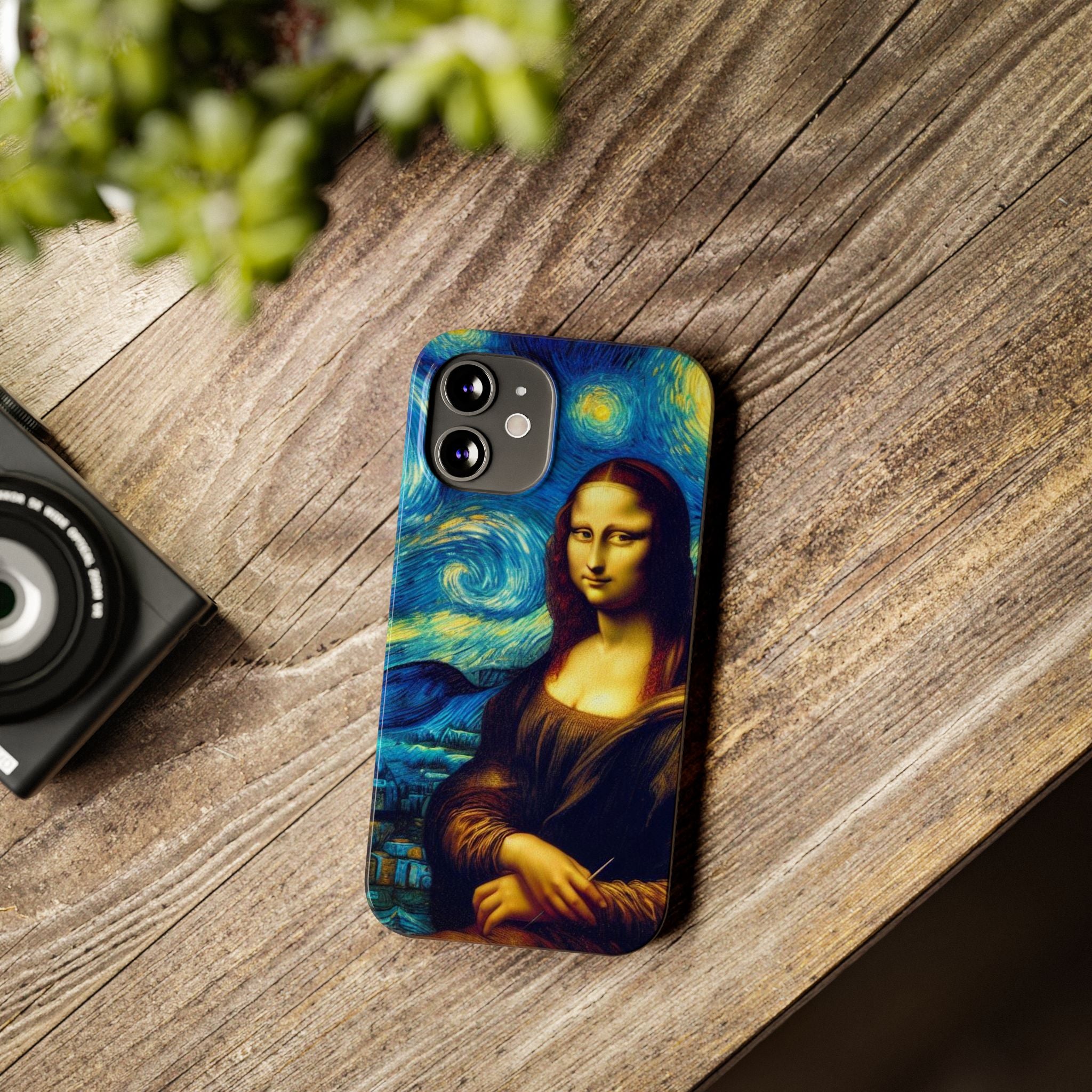 Funny Mona Lisa Phone Cases Van Gogh Starry Night Case Unique Gift iPhone 17 New
