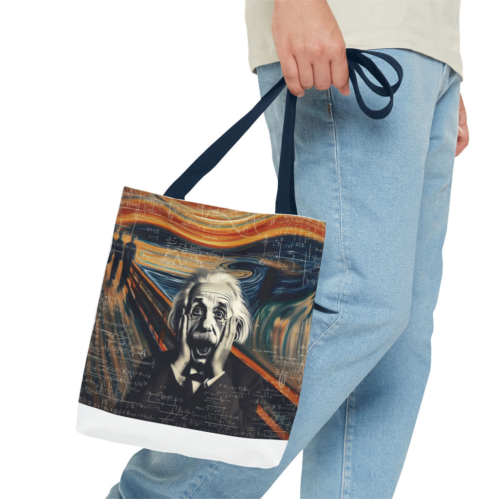 Funny Einstein Tote Bag (AOP) Bags Lady Women Mom Outdoor Style Fashion Gift New