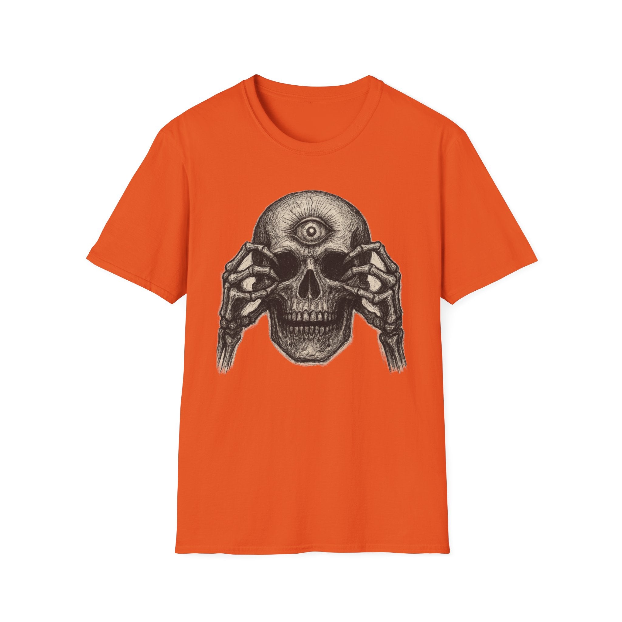 Mens Skull T-shirt Graphic Tees Skeleton Apparel Clothing Skulls Accessories Best Gift