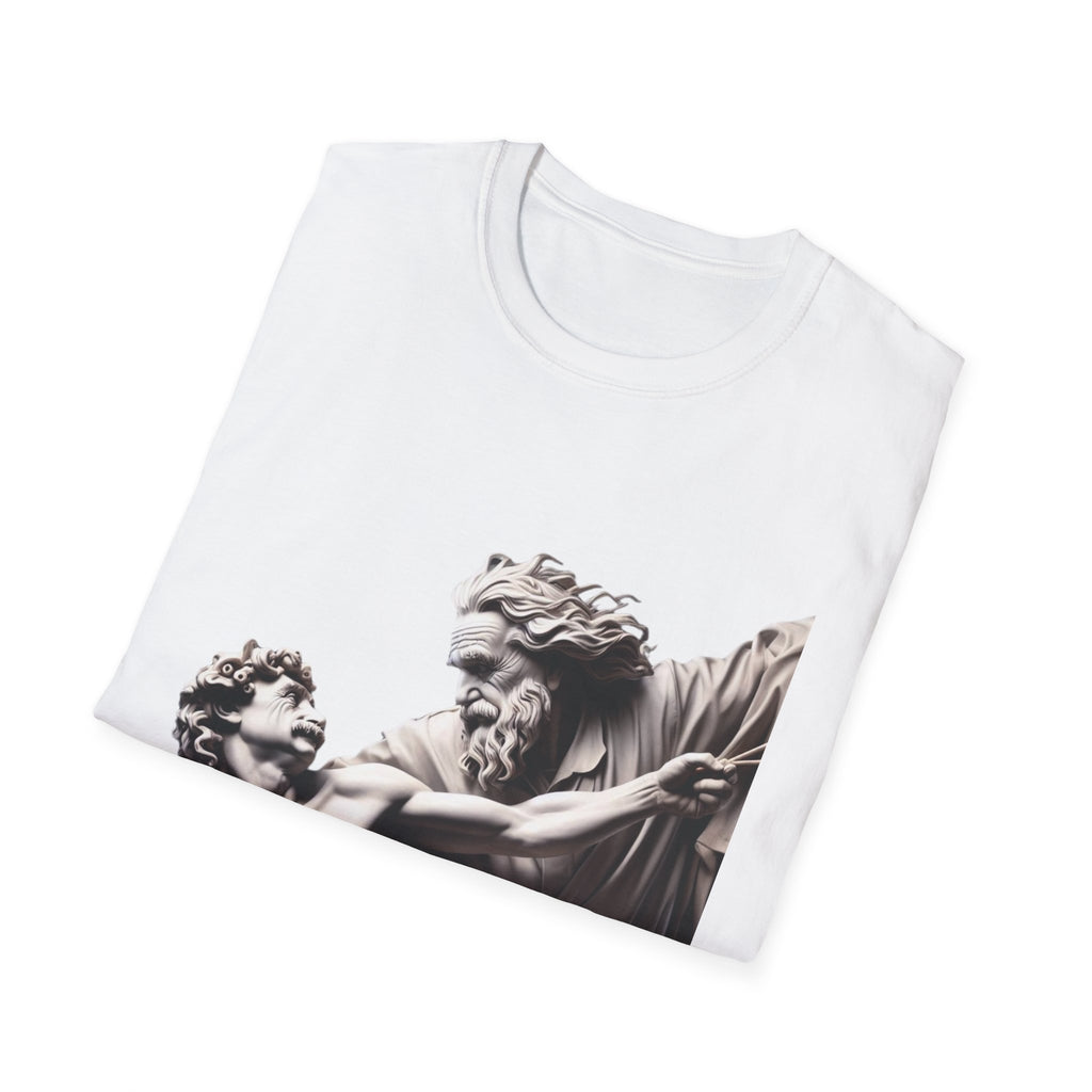 Funny Albert Einstein Unisex Softstyle T-Shirt Unique Gift Cotton T-shirt Art