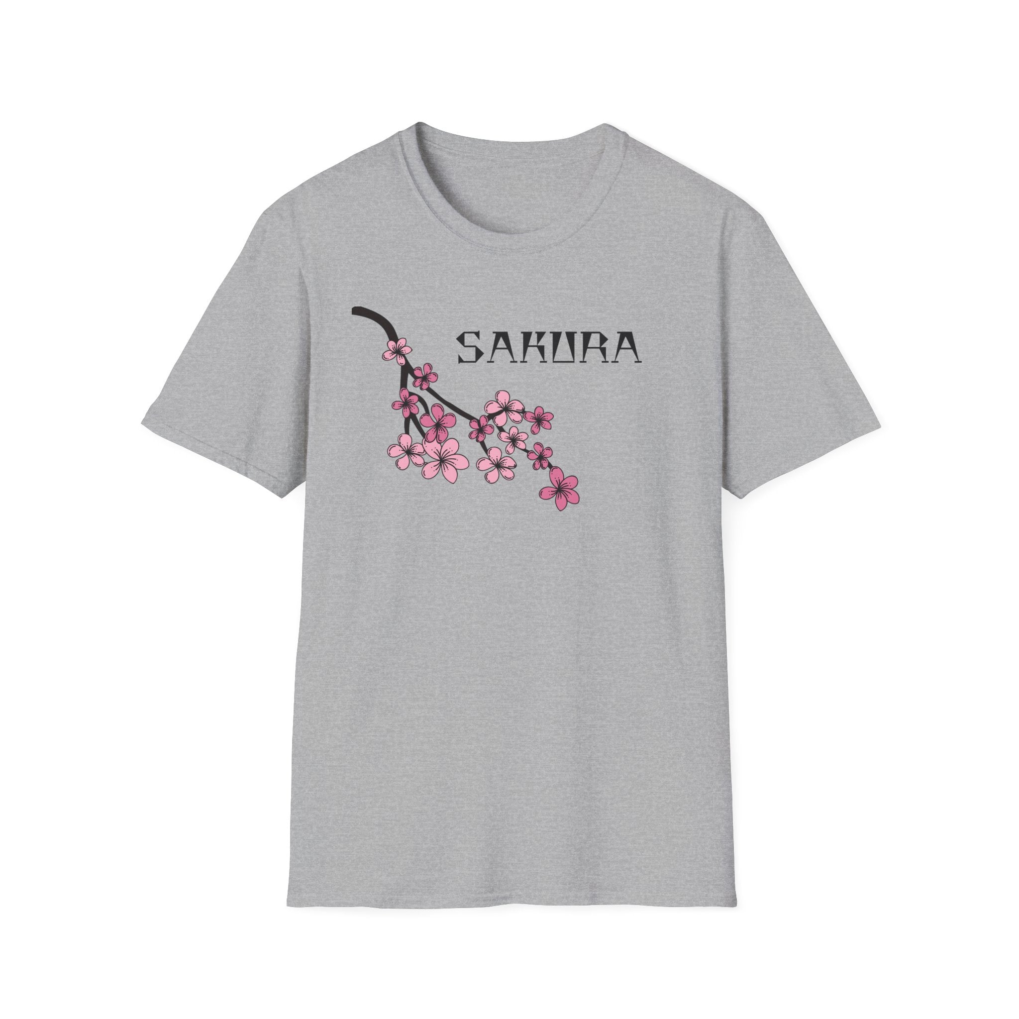Sakura T-Shirt Japanese Art Shirt Unisex Softstyle Cherry Blossom Flower T-shirt